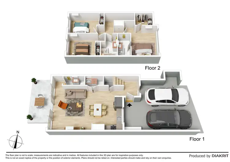 Floorplan of Homely townhouse listing, 6 Belle Vista, Keilor East VIC 3033