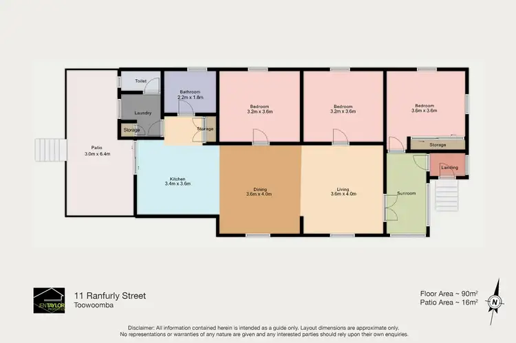 Floorplan of Homely house listing, 11 Ranfurly St, Newtown QLD 4350