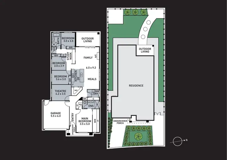 Floorplan of Homely house listing, 50 Clarks Road, Lang Lang VIC 3984