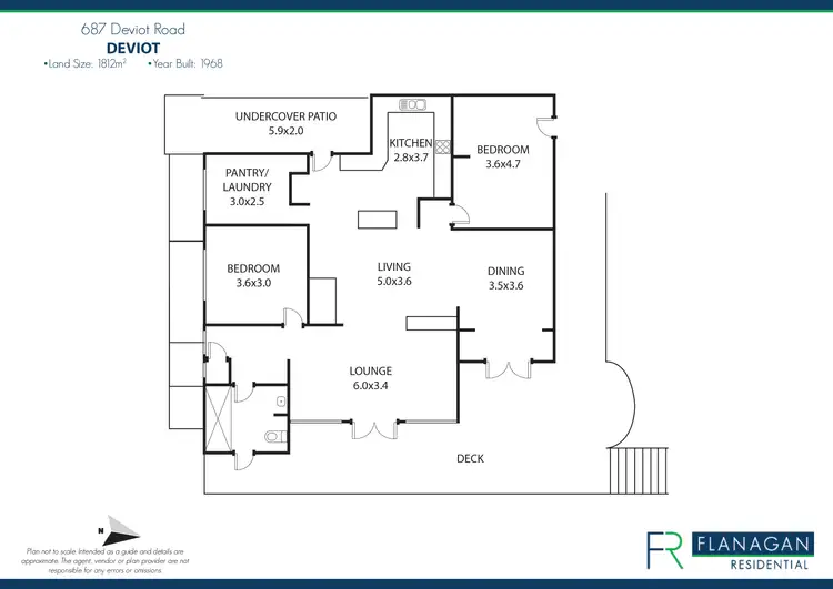 Floorplan of Homely house listing, 687 Deviot Rd, Deviot TAS 7275
