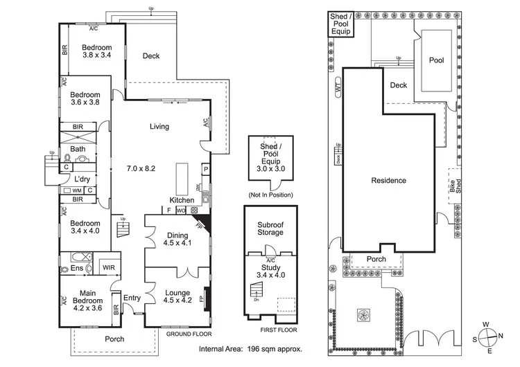 Floorplan of Homely house listing, 1 Favril Street, Hampton VIC 3188