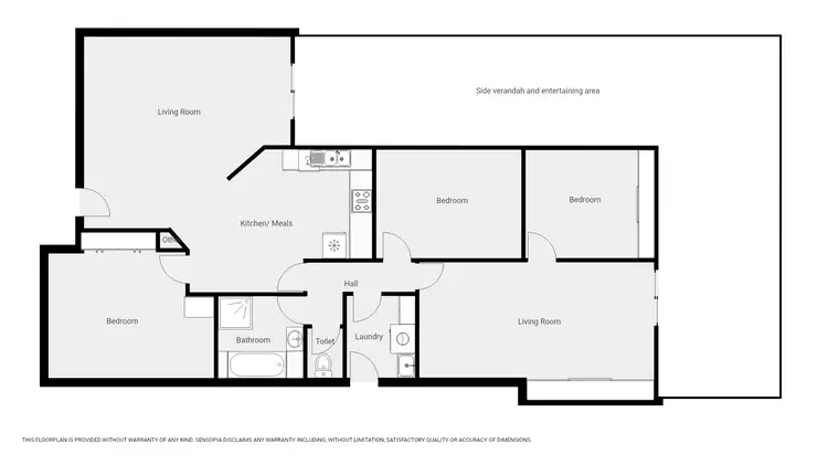 Floorplan of Homely house listing, 13 Newton St, Stawell VIC 3380