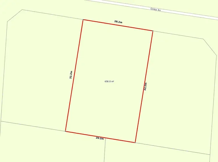 Floorplan of Homely land listing, 28 Oxley Ave, Russell Island QLD 4184