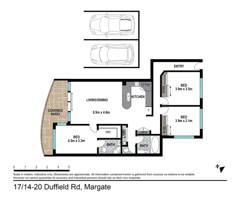 Floorplan of Homely unit listing, 17/14-20 Duffield Road, Margate QLD 4019