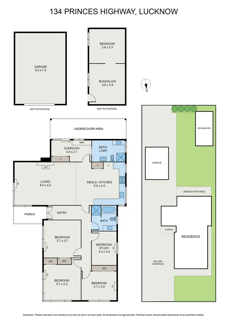 Floorplan of Homely house listing, 136 Princes Hwy, Lucknow VIC 3875