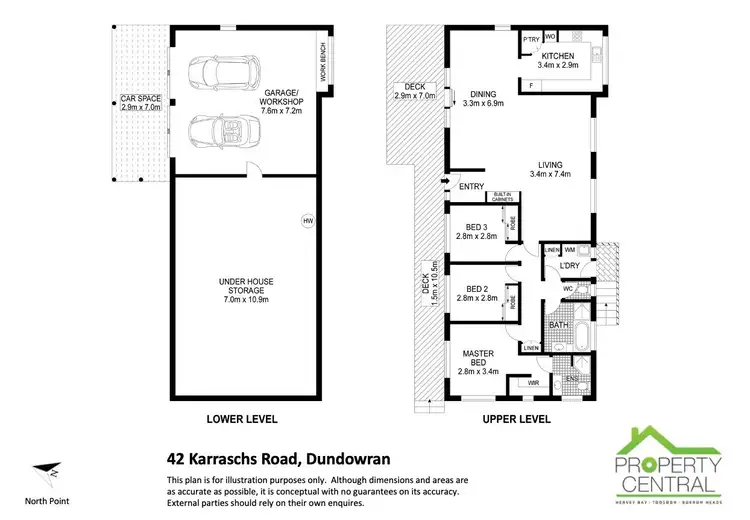 Floorplan of Homely house listing, 42-44 Karraschs Rd, Dundowran QLD 4655