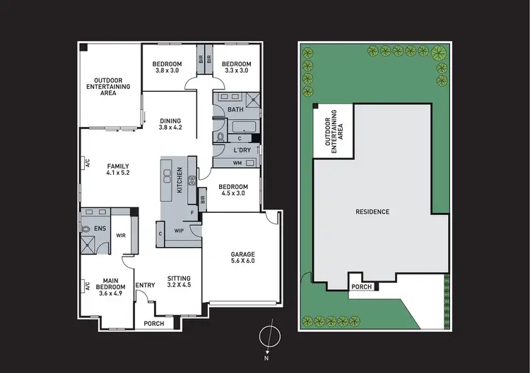 Floorplan of Homely house listing, 3 Tidworth Way, Officer South VIC 3809