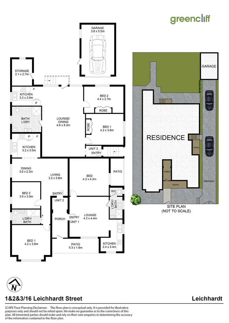 Floorplan of Homely house listing, 16 Leichhardt St, Leichhardt NSW 2040