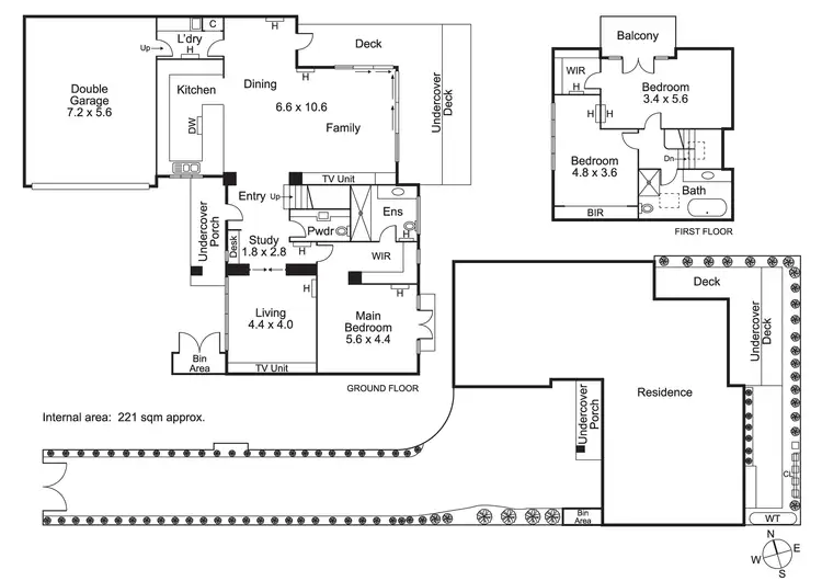 Floorplan of Homely townhouse listing, 18A Blanche Street, Brighton East VIC 3187