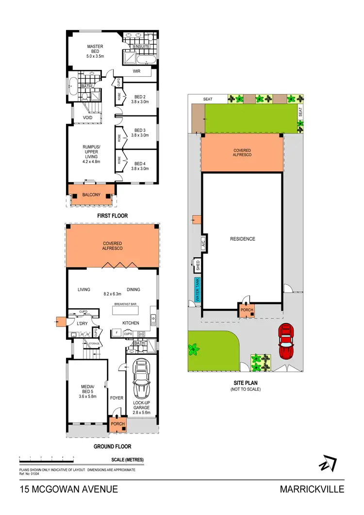 Floorplan of Homely house listing, 15 McGowan Avenue, Marrickville NSW 2204