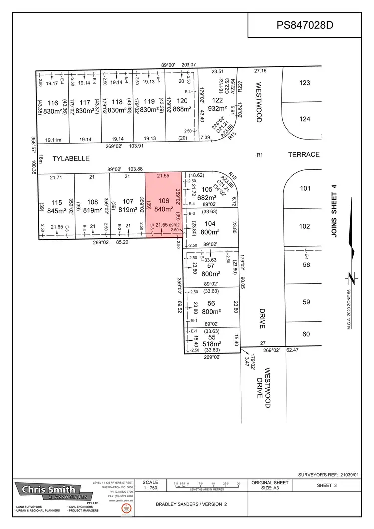 Floorplan of Homely land listing, 17 Tylabelle Tce, Mooroopna VIC 3629