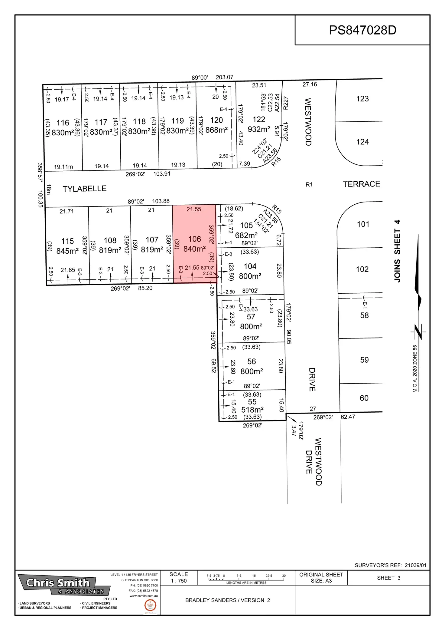 Floorplan of Homely land listing, 17 Tylabelle Tce, Mooroopna VIC 3629