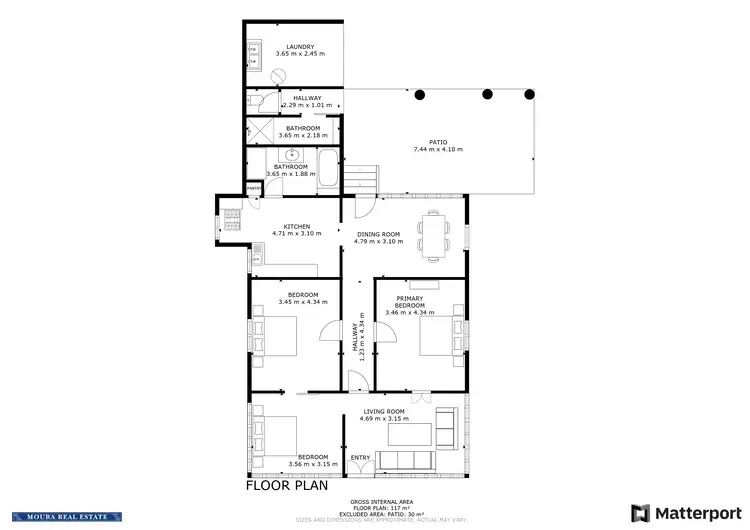 Floorplan of Homely house listing, 47 Stopford St, Baralaba QLD 4702