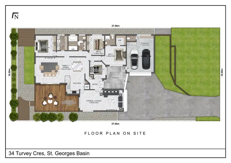 Floorplan of Homely house listing, 34 Turvey Cres, St Georges Basin NSW 2540
