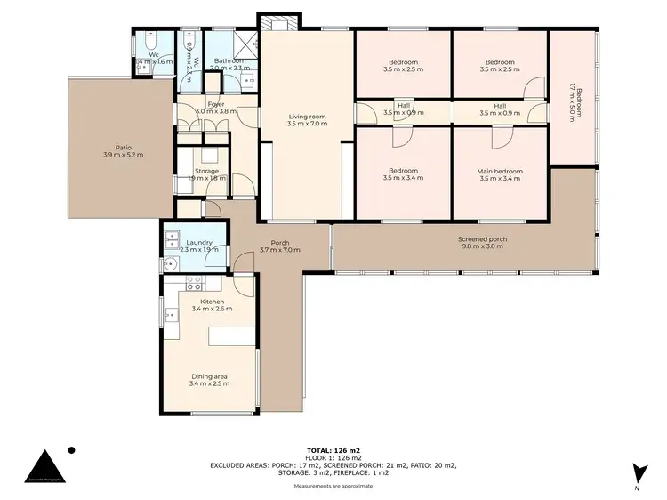 Floorplan of Homely rural property listing, 790 Nethercote Rd, Nethercote NSW 2549