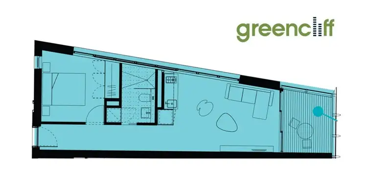 Floorplan of Homely apartment listing, 1204/18 Park Lane, Chippendale NSW 2008