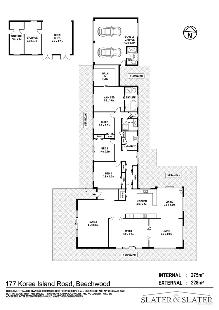 Floorplan of Homely rural property listing, 177 Koree Island Rd, Beechwood NSW 2446