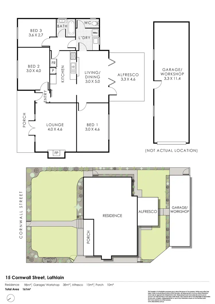 Floorplan of Homely house listing, 15 Cornwall St, Lathlain WA 6100