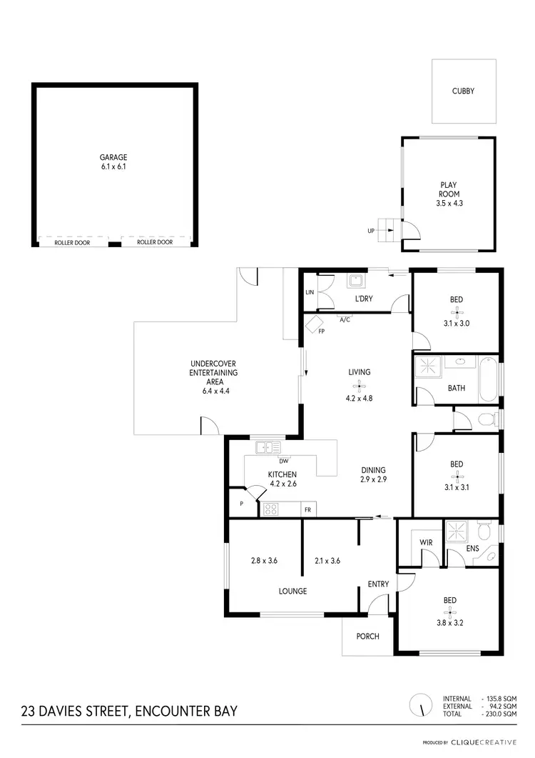 Floorplan of Homely house listing, 23 Davies St, Encounter Bay SA 5211