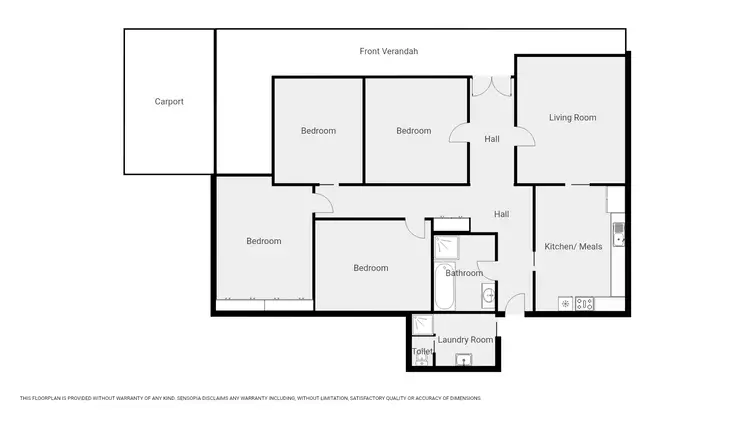 Floorplan of Homely house listing, 60-62 High St, Navarre VIC 3384