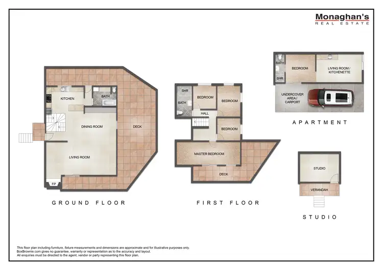 Floorplan of Homely house listing, 54-56 Royston Rd, Halls Gap VIC 3381