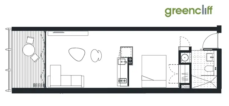 Floorplan of Homely apartment listing, 2311/18 Park Lane, Chippendale NSW 2008