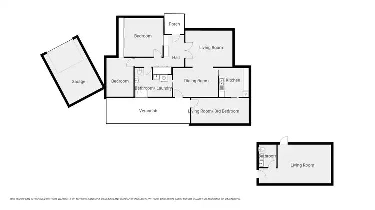 Floorplan of Homely house listing, 27 Moonlight St, Stawell VIC 3380