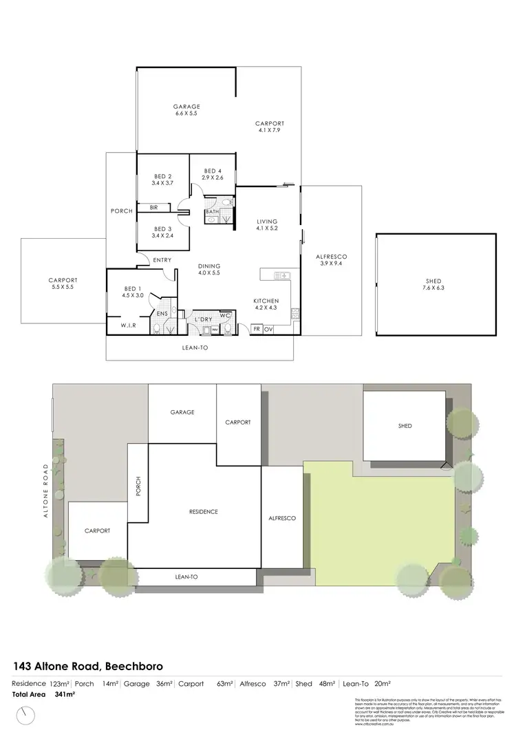 Floorplan of Homely house listing, 143 Altone Rd, Beechboro WA 6063