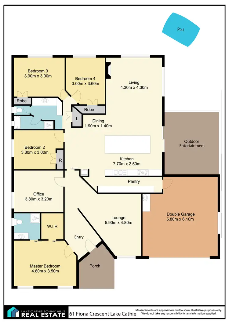 Floorplan of Homely house listing, 61 Fiona Cres, Lake Cathie NSW 2445