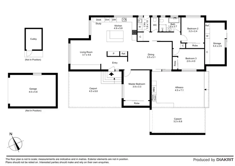 Floorplan of Homely house listing, 38 Arcade Way, Avondale Heights VIC 3034