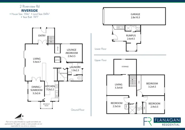 Floorplan of Homely house listing, 2 Riverview Rd, Riverside TAS 7250
