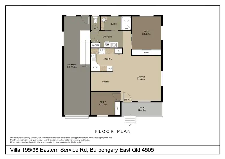 Floorplan of Homely villa listing, Unit 195/98 Bruce Highway Eastern Service Rd, Burpengary East QLD 4505