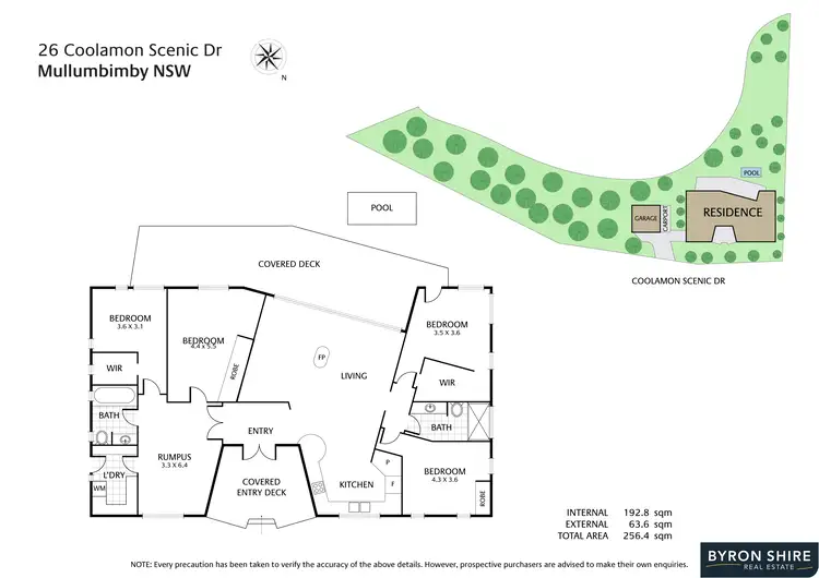 Floorplan of Homely house listing, 26 Coolamon Scenic Dr, Mullumbimby NSW 2482