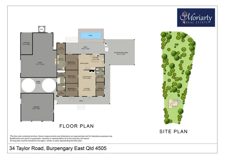 Floorplan of Homely house listing, 34 Taylor Rd, Burpengary East QLD 4505