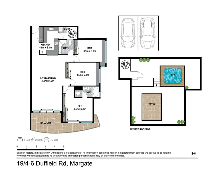 Floorplan of Homely unit listing, 19/4-6 Duffield Road, Margate QLD 4019