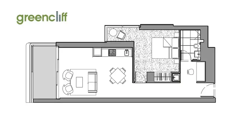 Floorplan of Homely apartment listing, 1409/1 Chippendale Way, Chippendale NSW 2008