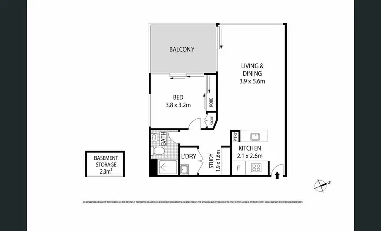Floorplan of Homely apartment listing, 704C/30 Rothschild Ave, Rosebery NSW 2018