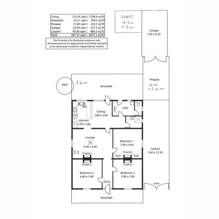 Floorplan of Homely house listing, 23 Humphrey Street, Balaklava SA 5461