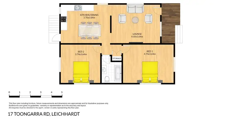 Floorplan of Homely house listing, 17 Toongarra Rd, Leichhardt QLD 4305