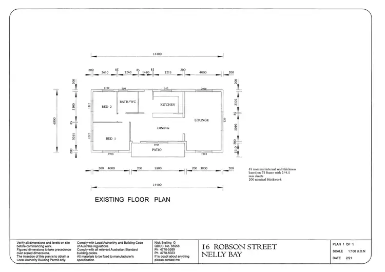 Floorplan of Homely house listing, 16 Robson St, Nelly Bay QLD 4819