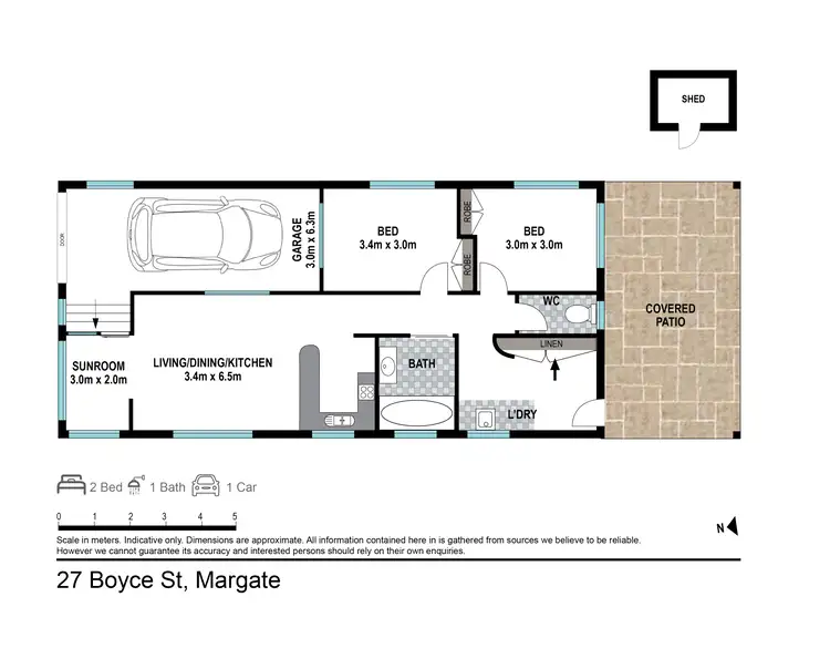 Floorplan of Homely house listing, 27 Boyce Street, Margate QLD 4019