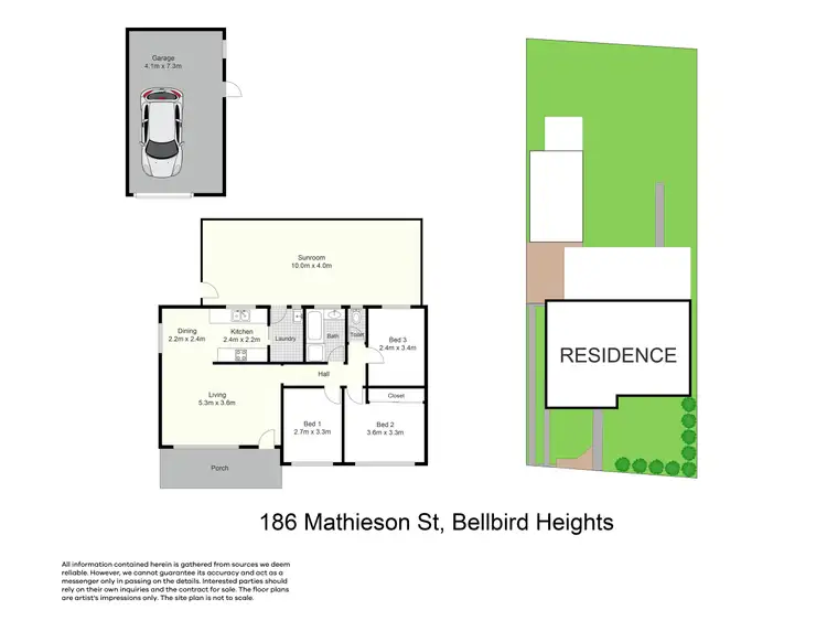Floorplan of Homely house listing, 186 Mathieson Street, Bellbird Heights NSW 2325