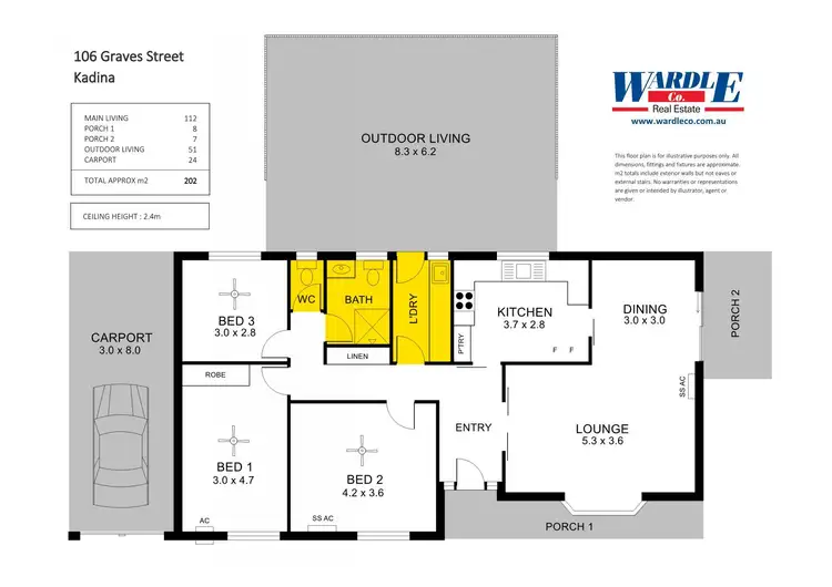 Floorplan of Homely house listing, 106 Graves St, Kadina SA 5554