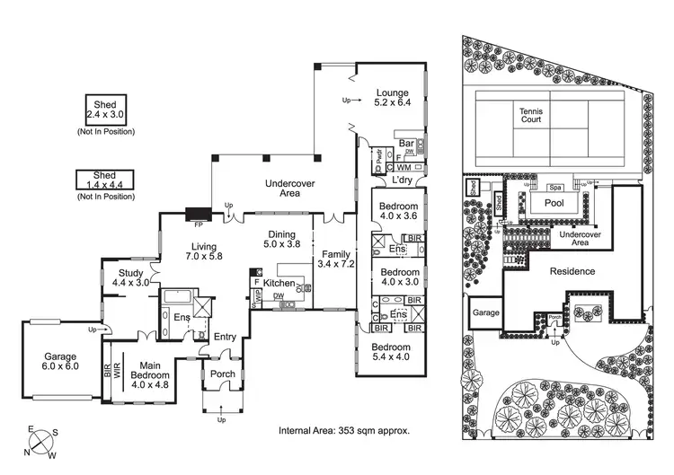 Floorplan of Homely house listing, 95 Campbells Road, Portsea VIC 3944