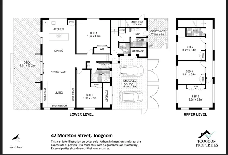 Floorplan of Homely house listing, 42 Moreton St, Toogoom QLD 4655