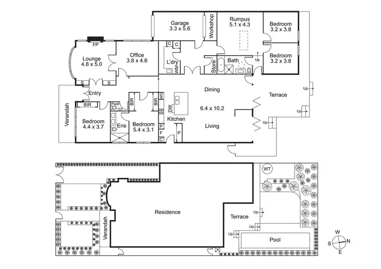 Floorplan of Homely house listing, 19 Byron Street, Brighton VIC 3186