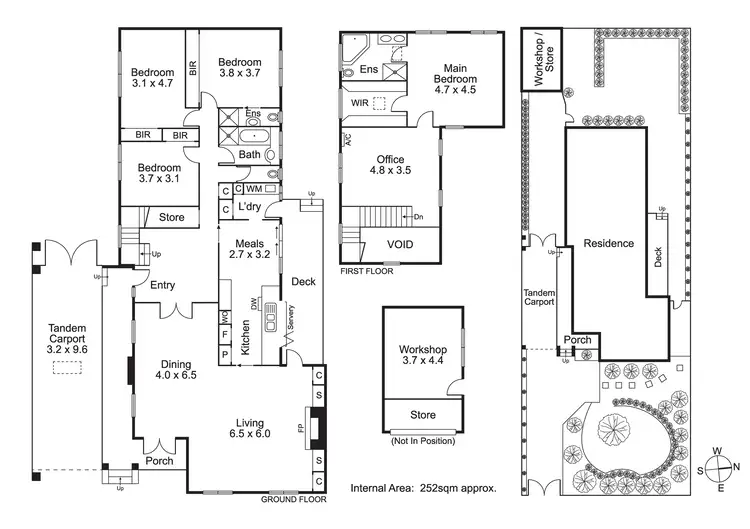 Floorplan of Homely house listing, 13 Brickwood Street, Brighton VIC 3186