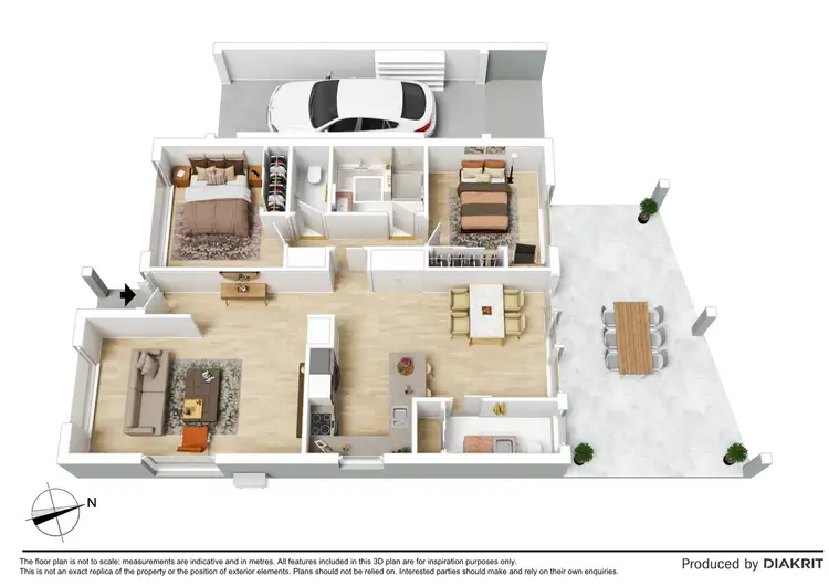 Floorplan of Homely villa listing, 27/1 Millar Rd, Tullamarine VIC 3043