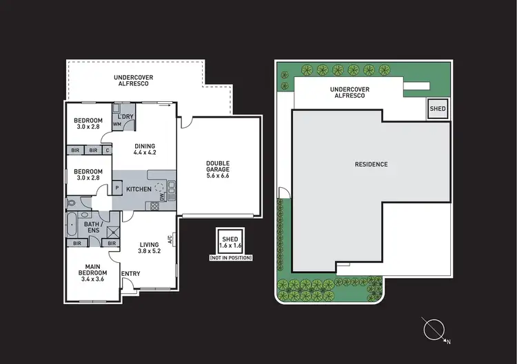 Floorplan of Homely unit listing, Unit 13/3 Gumleaf Place, Drouin VIC 3818