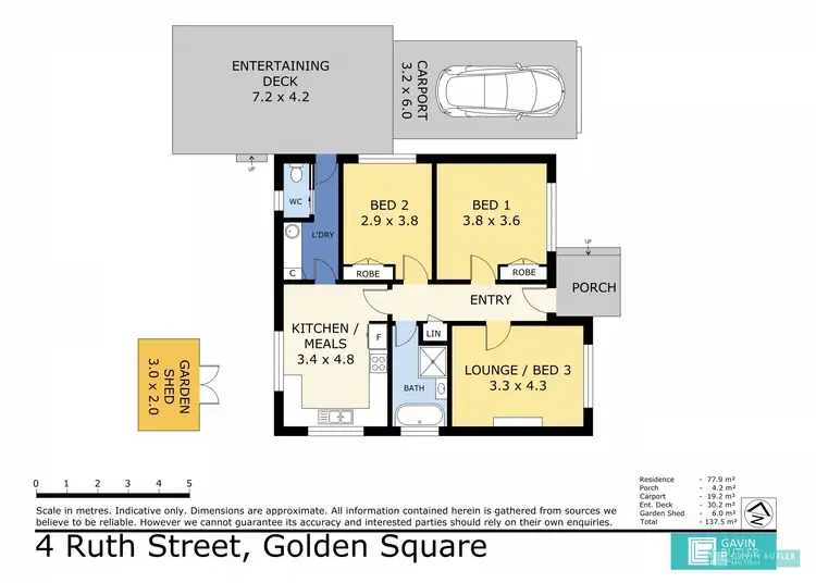 Floorplan of Homely house listing, 4 Ruth St, Golden Square VIC 3555